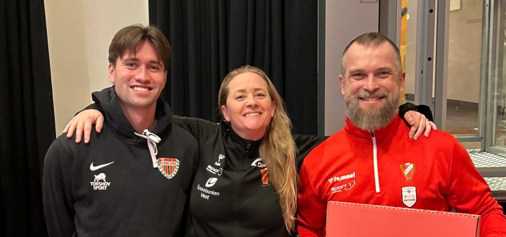 Iben van Der Heide, Monika Keech Haaland og Lasse Elvemo.